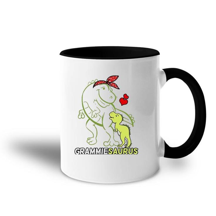 Grammiesaurus Grammie Dinosaur Baby Mother's Day Accent Mug