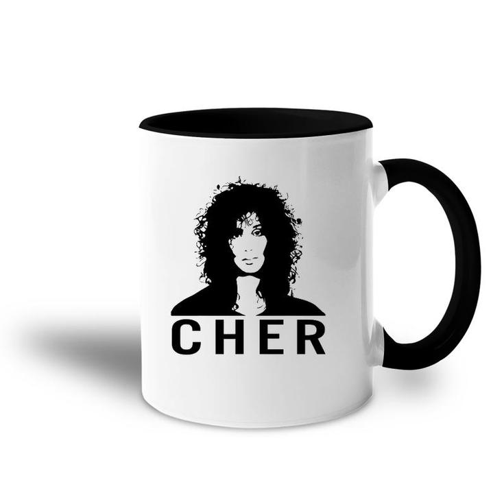 Graphic Cher's Art Design Essential Distressed Country Music Accent Mug