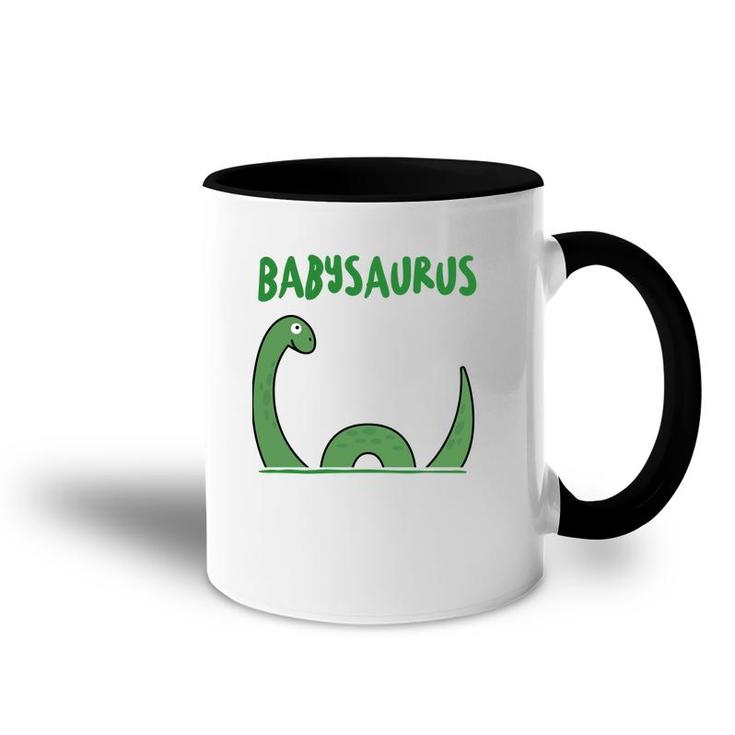 Green Babysaurus Gift For Kids Cute Funny Accent Mug
