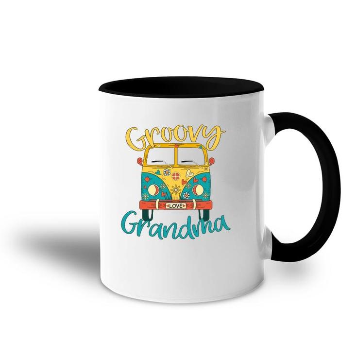 Groovy Grandma Retro Mother's Day Accent Mug