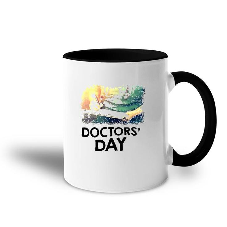 Happy Doctor's Day March 30Th Doctors's Day Accent Mug