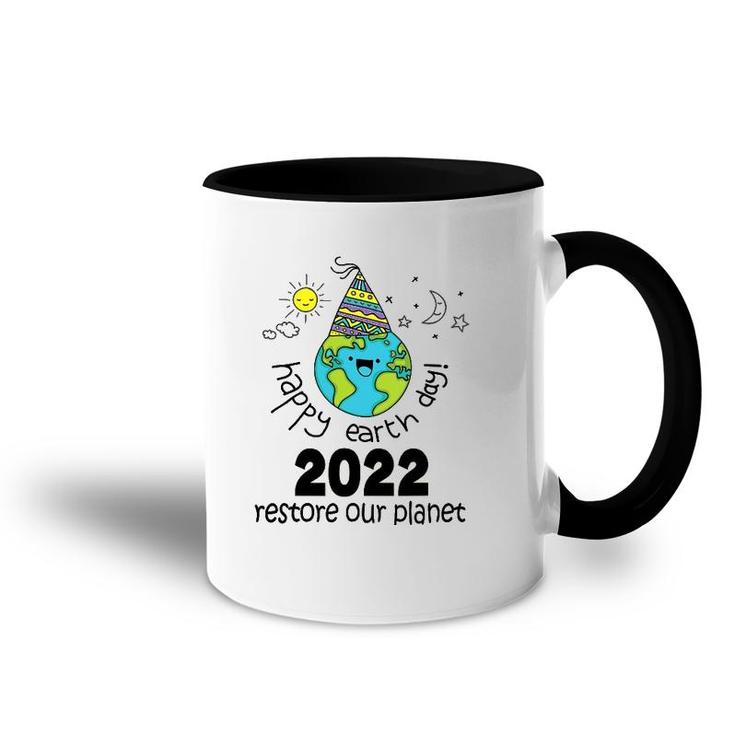 Happy Earth Day 2022 Conservation Accent Mug