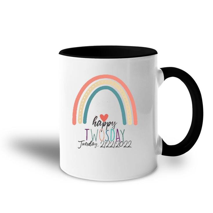 Happy Twosday 2022 February 2Nd 2022 - 2-22-22 Ver2 Accent Mug