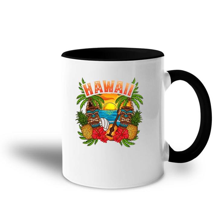 Hawaii Vacation Surfing Diving Beach Hawaiian Souvenirs  Accent Mug