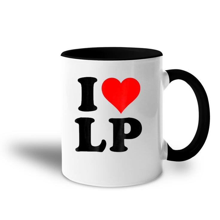 I Love Lp Heart Accent Mug