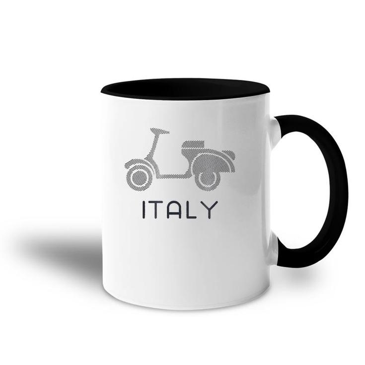 Italy  Scooter Moped Rome Italia Travel S Accent Mug