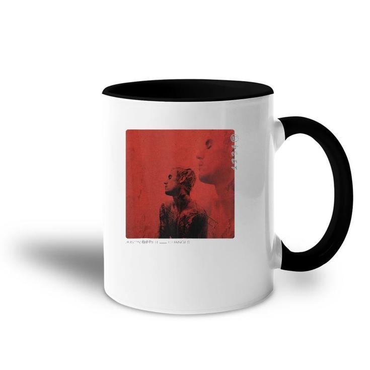 Justine Bieber Red Cover Tank Top Accent Mug
