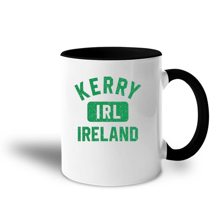 Kerry Ireland Irl Gym Style Distressed Green Print  Accent Mug