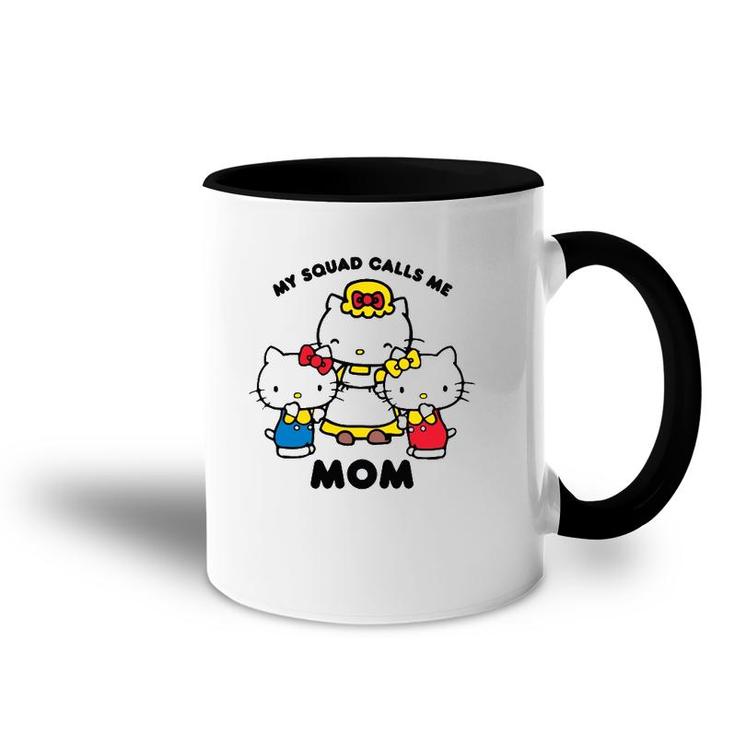 Kitty Mom Squad Mother Gift Accent Mug