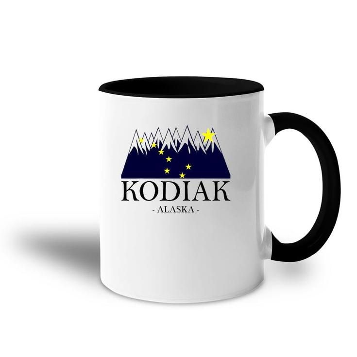 Kodiak Alaska Awesome Mountain Tee Gift Accent Mug