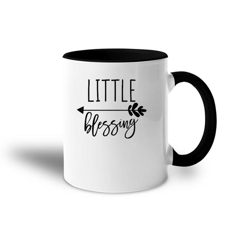 Little Blessing  Cute Mother's Day Gift For Mom And Baby Accent Mug