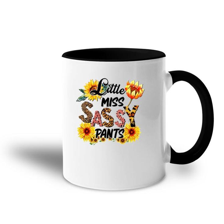 Little Miss Sassy Pants Cowhide Sunflower Leopard Western Accent Mug