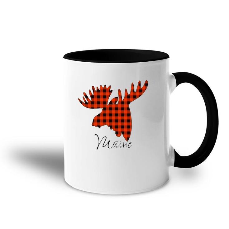 Maine Moose State State Of Maine Accent Mug
