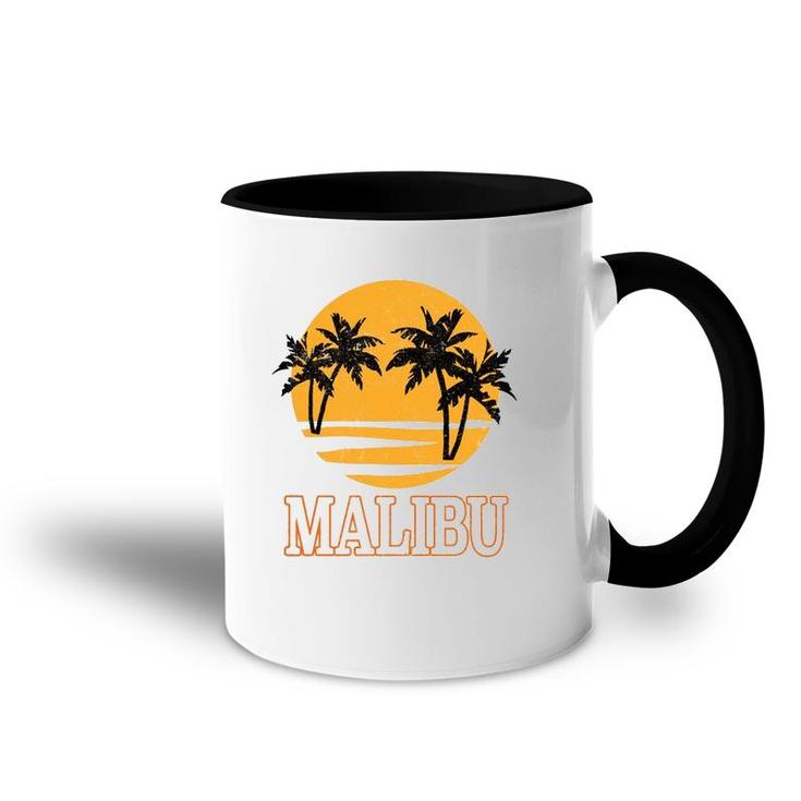 Malibu Retro 70'S Vintage Beach Vacation Gift Accent Mug