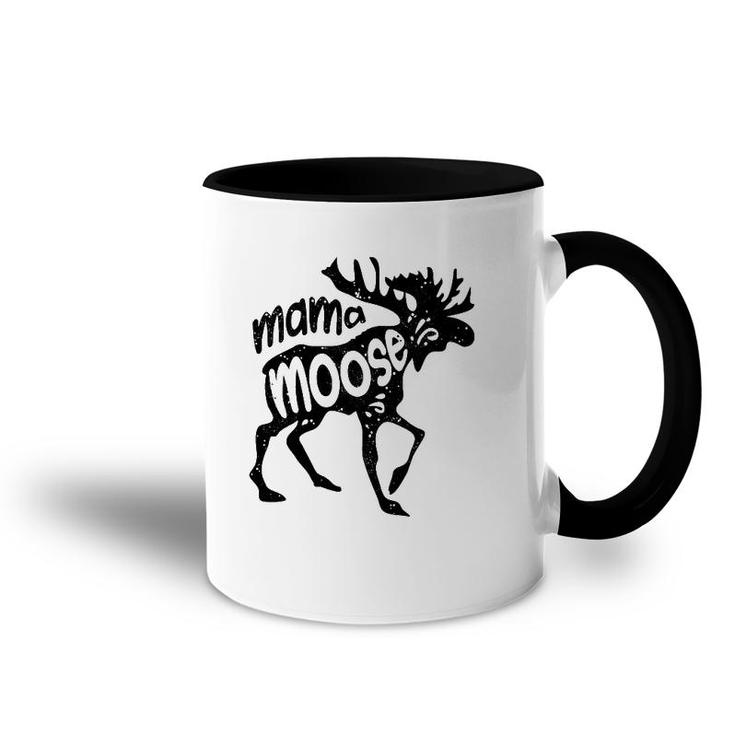 Mama Moose Women Mothers Day Family Matching Accent Mug