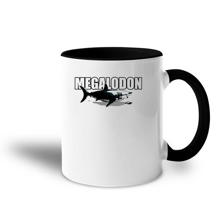 Megalodon King Of The Ocean Accent Mug