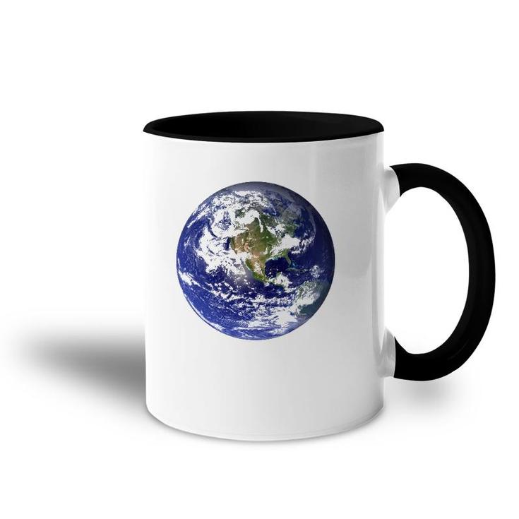 Mother Earth As Seen From Space Accent Mug