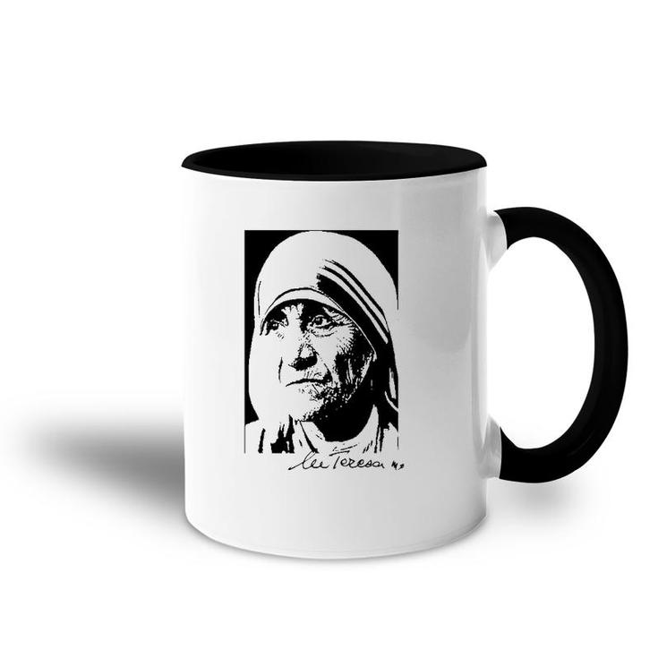 Mother Teresa De Calcutta Catholicism Accent Mug