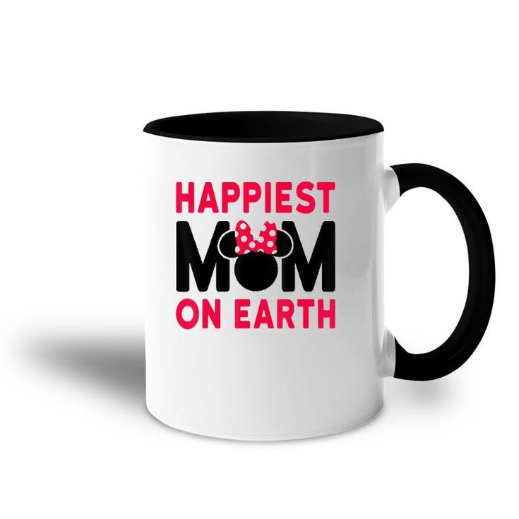 Mother's Day Happiest Mom Accent Mug