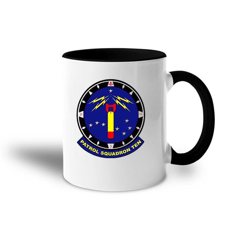 Navy Patrol Squadron 10 Vp-10 Patch Image Insignia Accent Mug