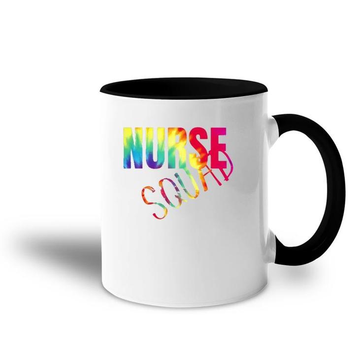 Nurse Squad Colorful Nurse Gift For Women Accent Mug