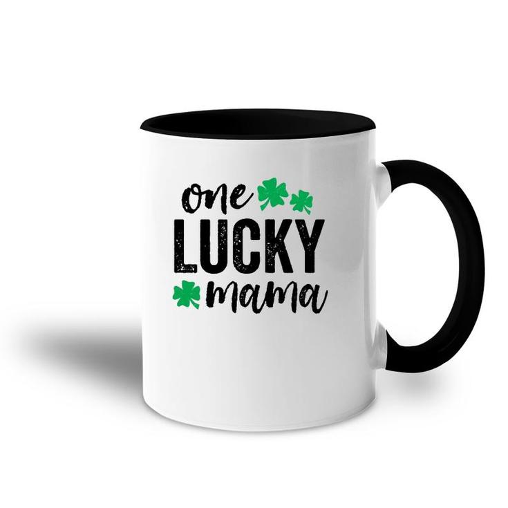 One Lucky Mama St Patrick's Day Gift Green Mom Light Accent Mug