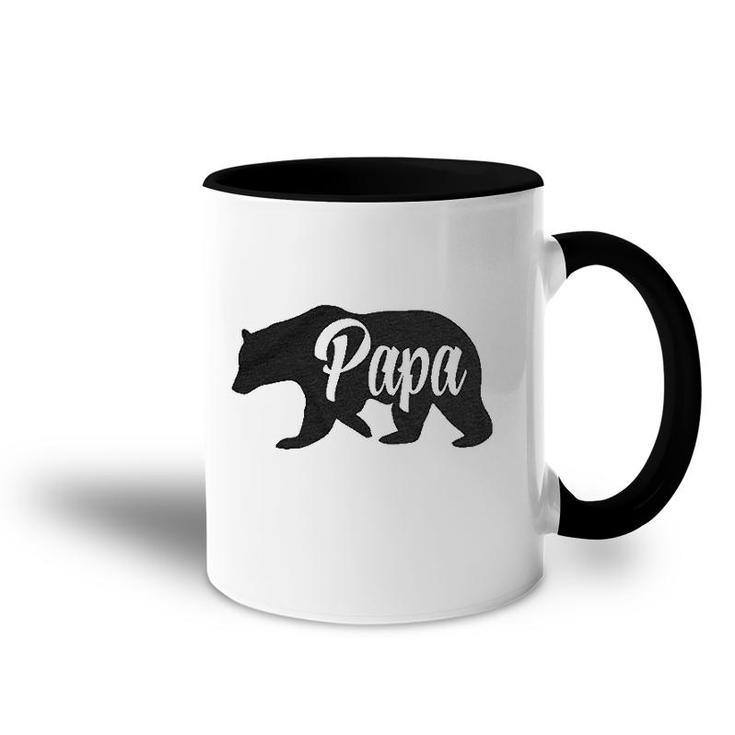  Papa Bear Funny Gifts For Birthday Accent Mug