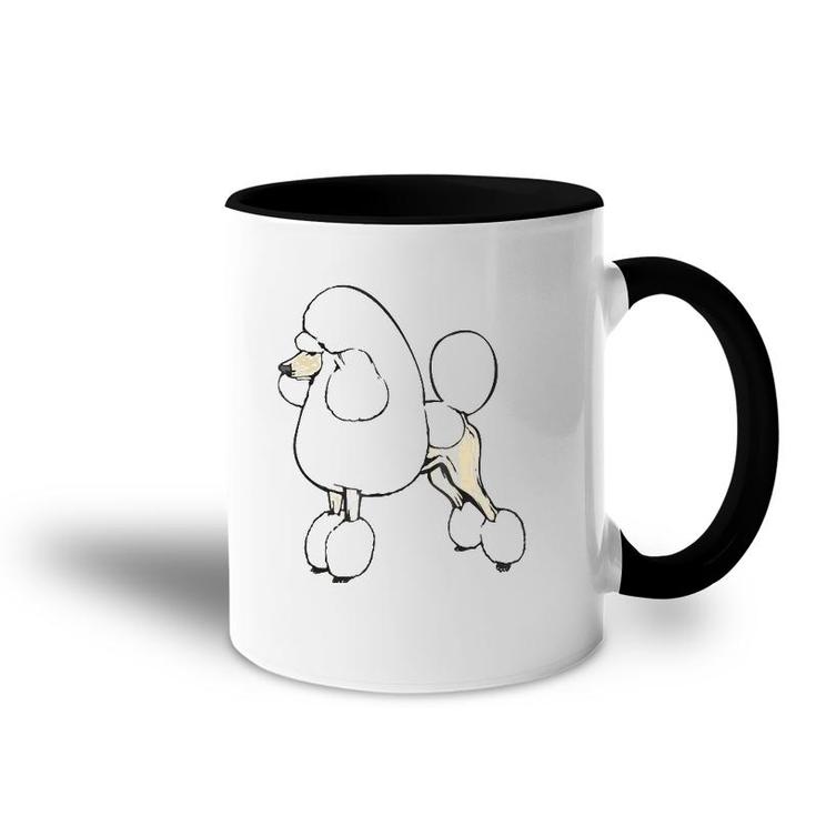 Poodle Dog Breed Gift For Animal Dogs Fan Lover Accent Mug