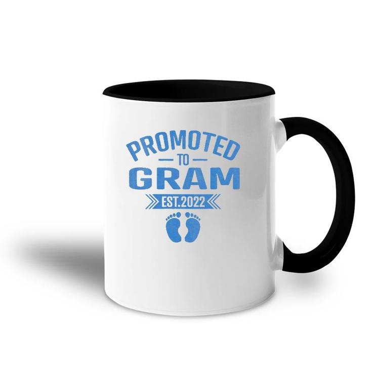 Promoted To Gram Est 2022 Mothers Day Grandma Gift For Women Accent Mug