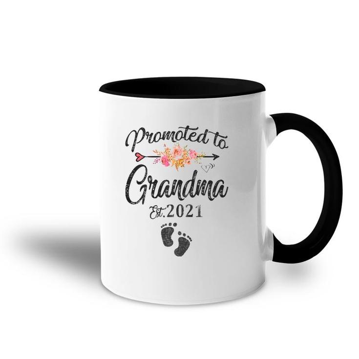 Promoted To Grandma Mother's Day For New Grandmother Accent Mug