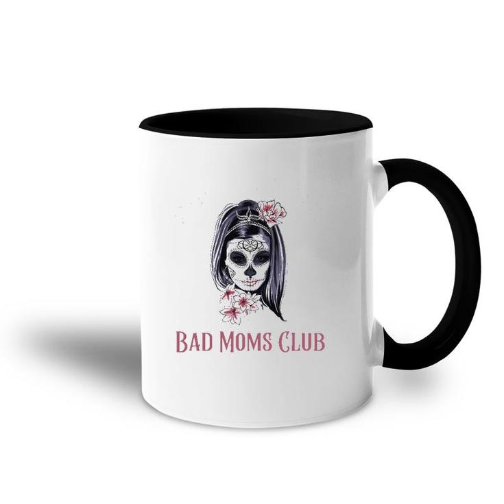 Proud Member Of The Bad Moms Club Mother's Day Skull Accent Mug