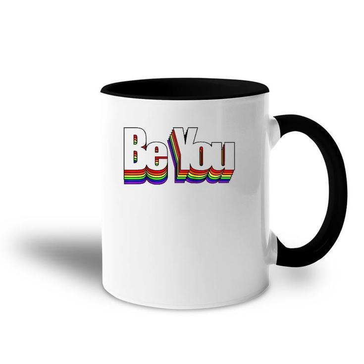 Rainbow Lgbtq Flag Lgbt Gay Pride Love Awareness Gift Raglan Baseball Tee Accent Mug