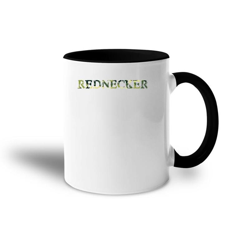 Rednecker For Country Folk Green Camouflage Accent Mug