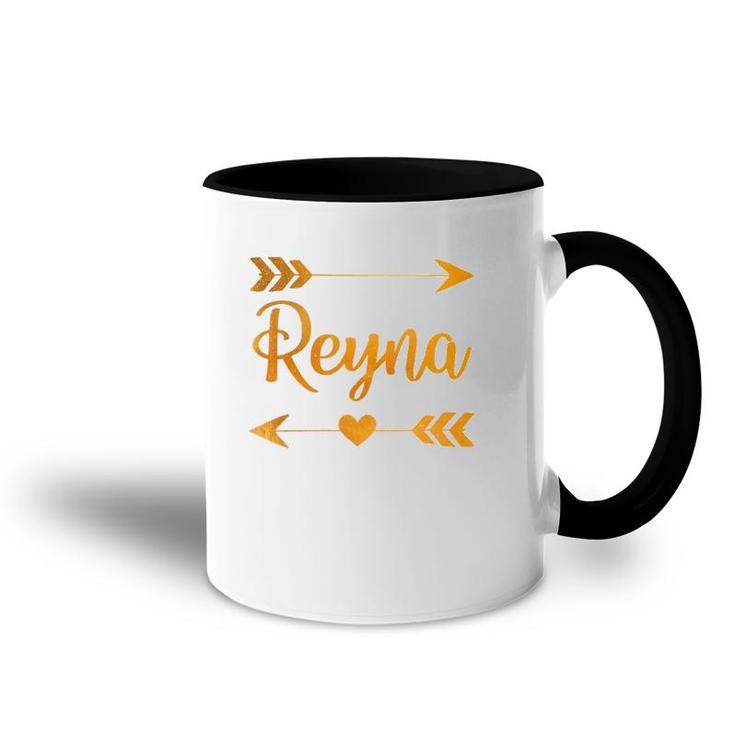 Reyna Personalized Name Funny Birthday Custom Mom Gift Idea Accent Mug