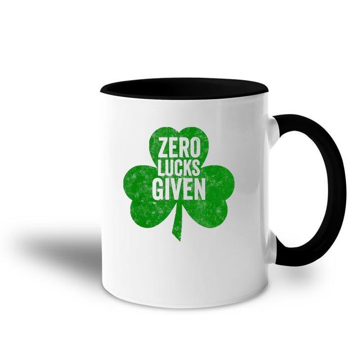 Saint Patrick's Day Funny Gift Zero Lucks Given Tank Top Accent Mug