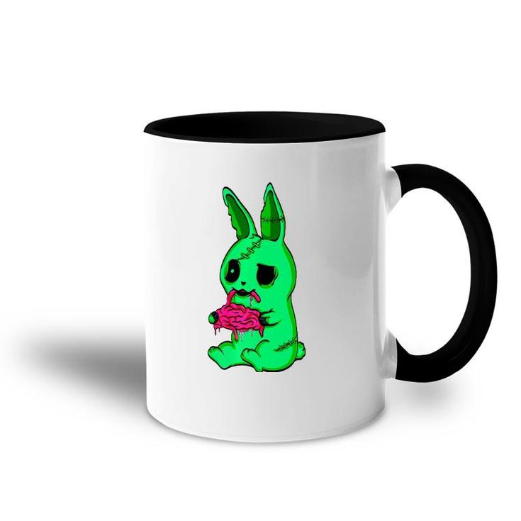 Scary Halloween  Easter Bunny Zombie Rabbit Accent Mug