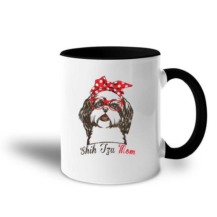 Shih Tzu Mom For Dog Lovers-Mothers Day Accent Mug