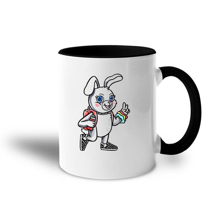 Sksksk And I Oop Easter Bunny Rabbit Accent Mug