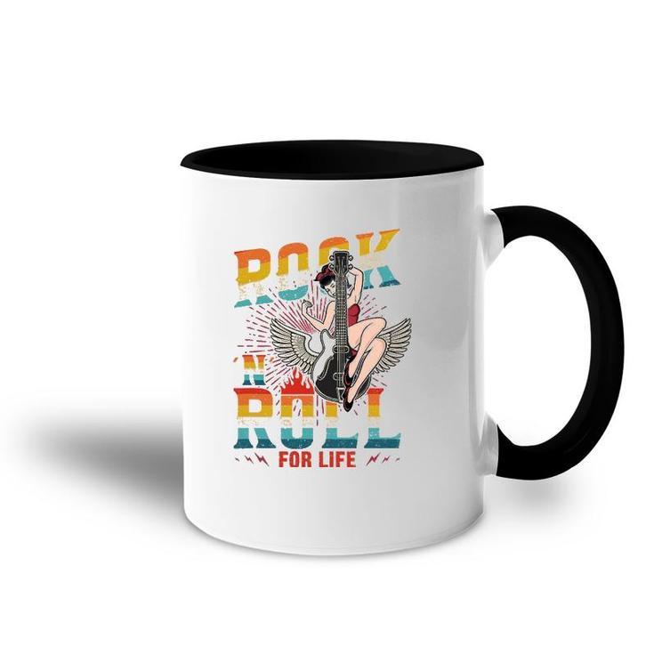 Sock Hop Costume Rock 'N' Roll For Life Greaser Babe And Men Accent Mug