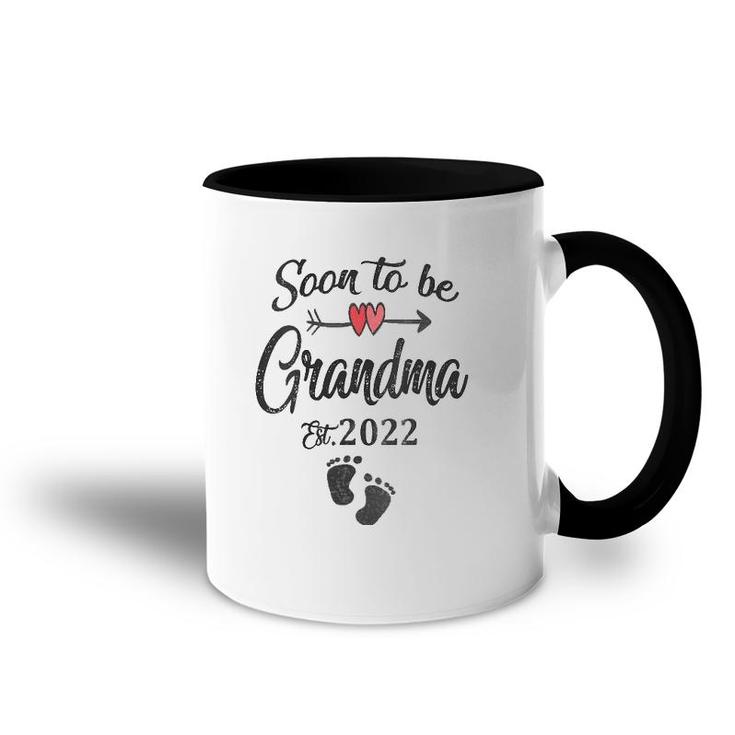 Soon To Be Grandma 2022 Mother's Day First Time Mommy Accent Mug