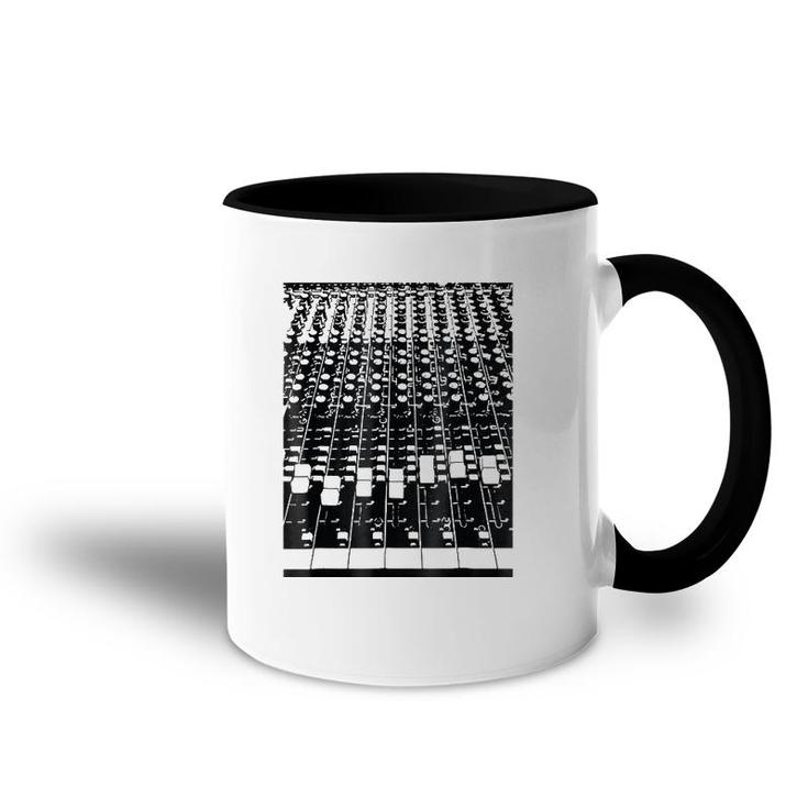 Sound Engineer Designer Dj Music Producer Mix Board Accent Mug
