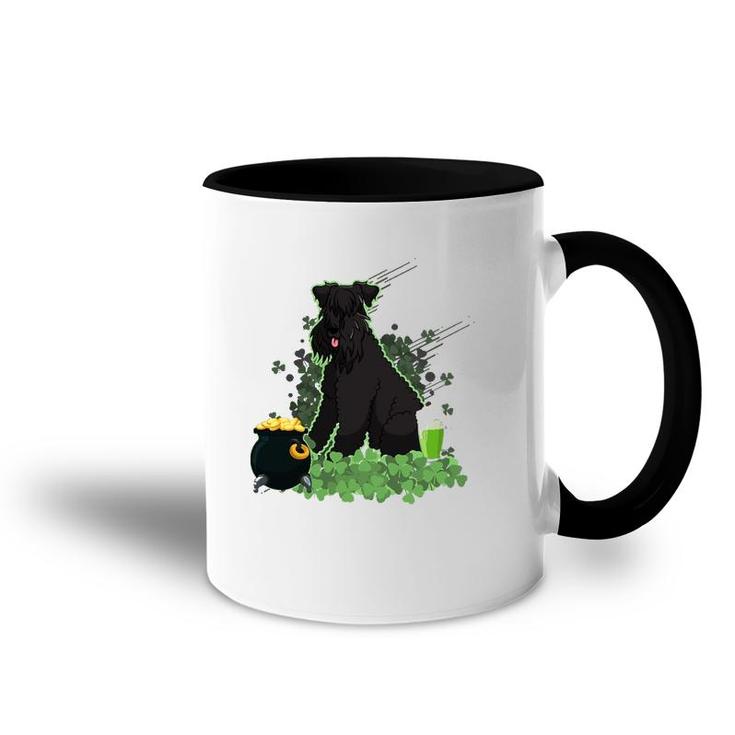St Patrick's Day Kerry Blue Terrier Dog Accent Mug