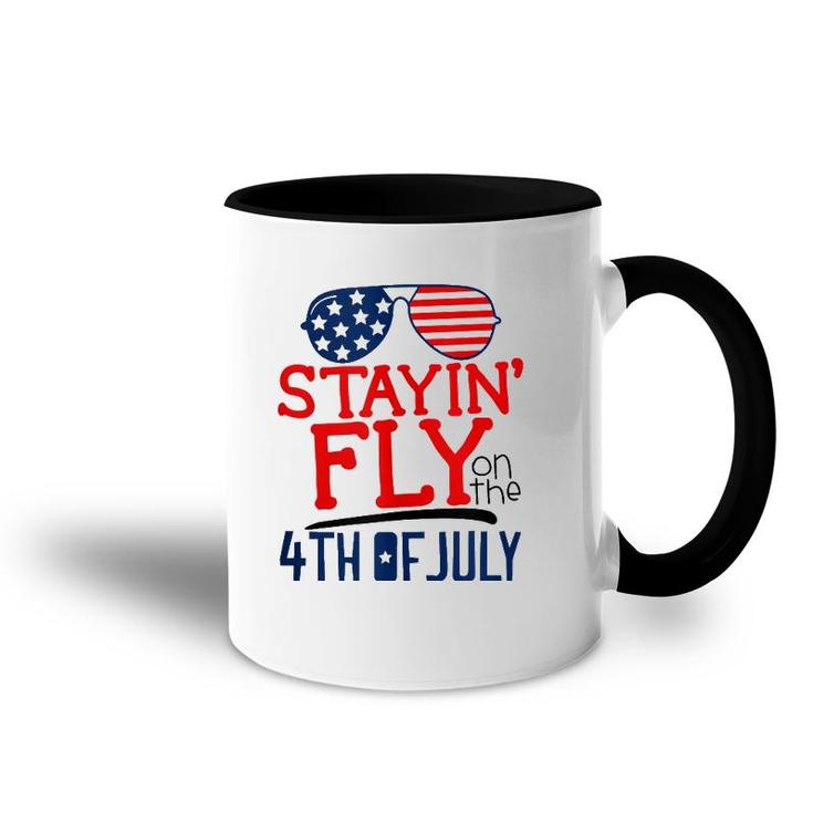 Staying Fly On The 4Th Of July  Accent Mug