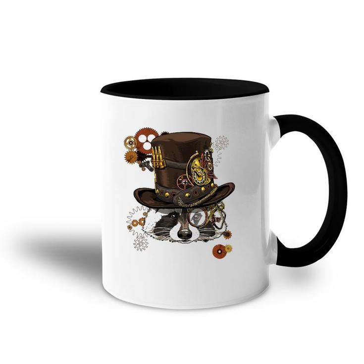 Steampunk Raccoon Steampunk Lovers Raccoon Accent Mug
