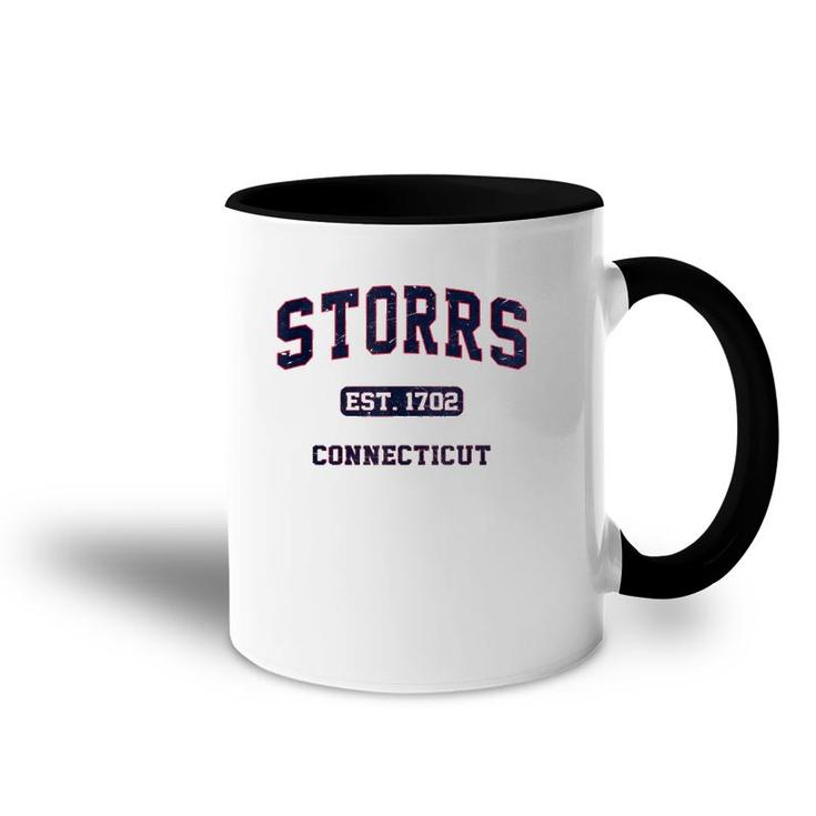 Storrs Connecticut Ct Vintage Athletic Style Gift  Accent Mug