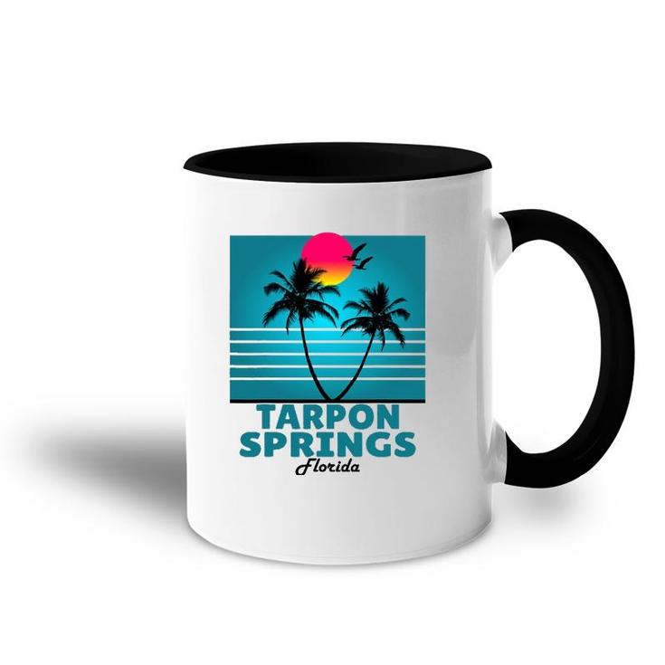 Tarpon Springs Florida Fl Summer Seagulls Souvenirs Accent Mug