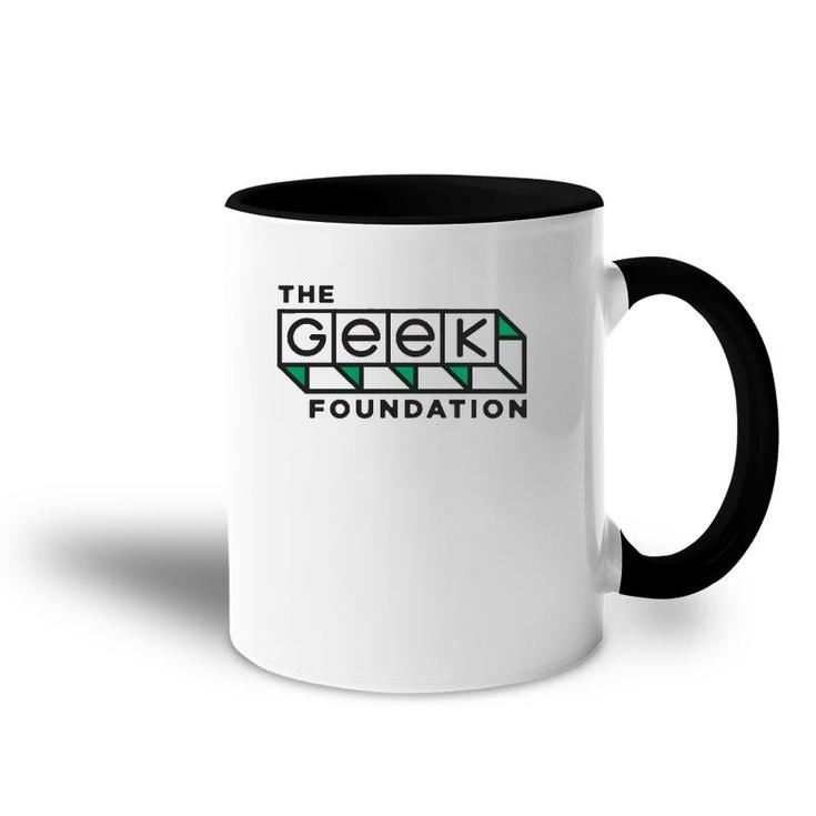 The Geek Foundation Techie Gift Green  Accent Mug