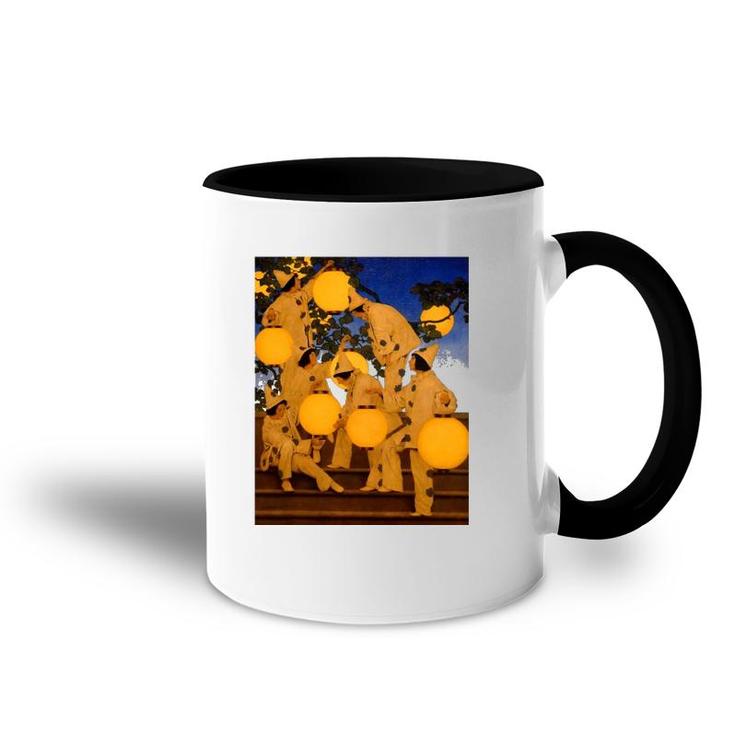 The Lantern Bearers Famous Painting By Parrish Accent Mug