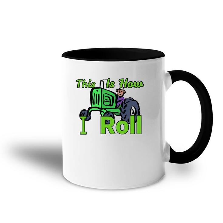 This Is How I Roll Riding Lawn Mower Design Accent Mug