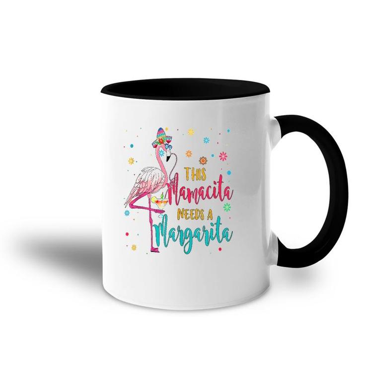 This Mamacita Needs A Margarita  Flamingo Drinking Tee  Accent Mug